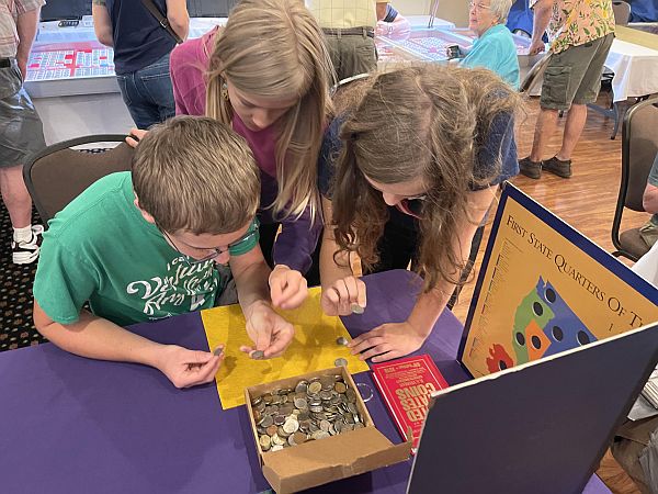 YN's sorting coins in the coin challenge