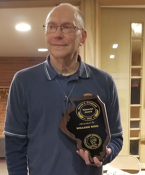 2018 Ralph Winquist Award Bill Birk with ILNA - Ralph Winquist Lifetime Achievement Award